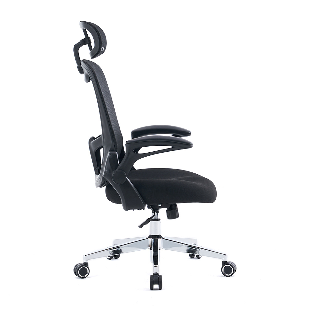 5140 Black/white ergonomic mesh office chair, high back computer chair